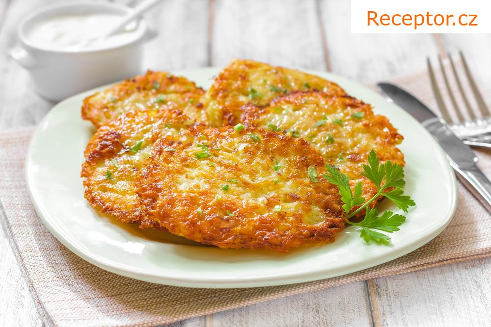 Bramborák plněný kuřecím masem