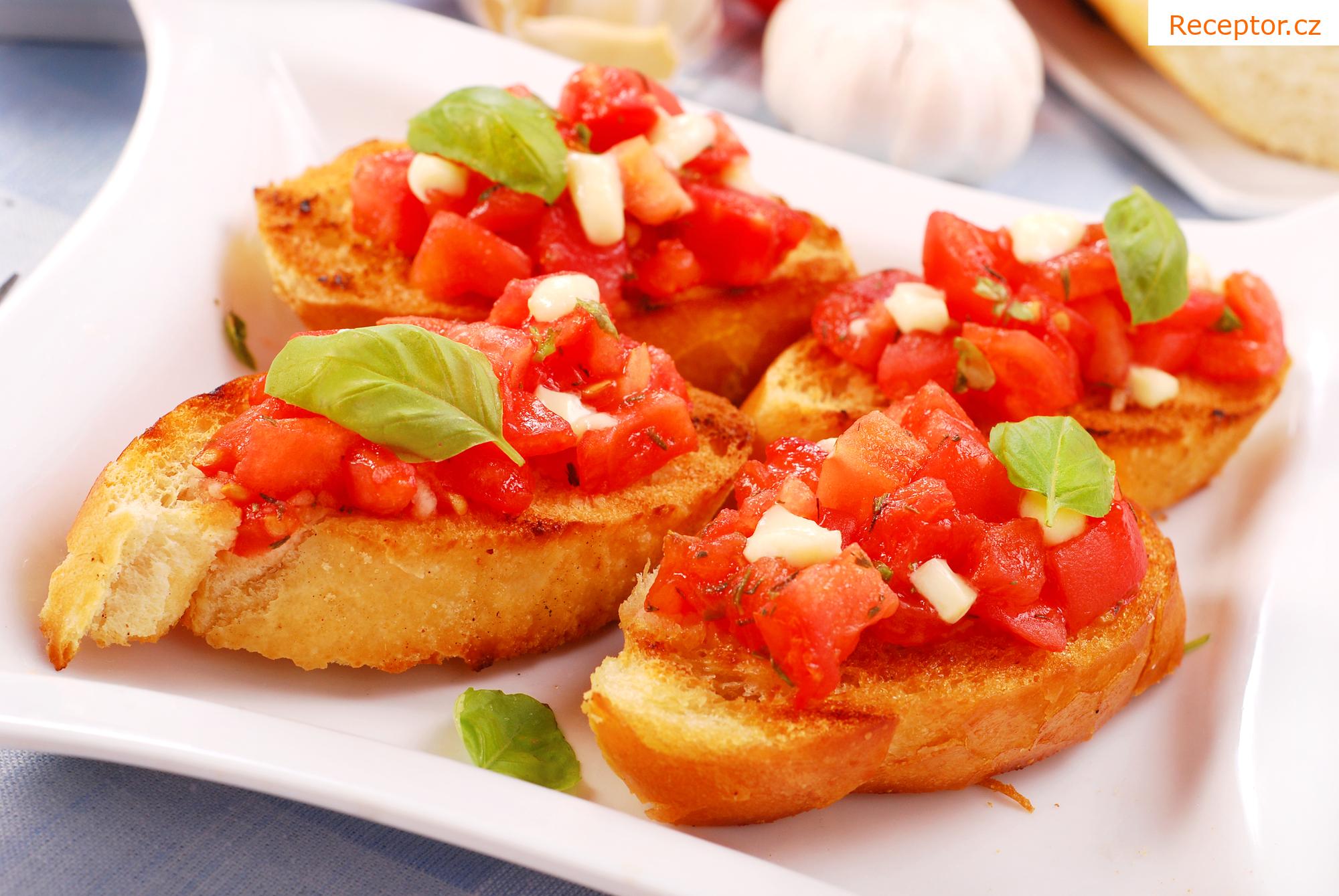 Bruschetta al Pomodoro po česku