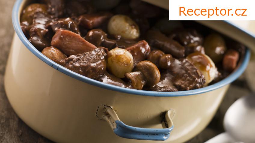 Burgundské dušené hovězí