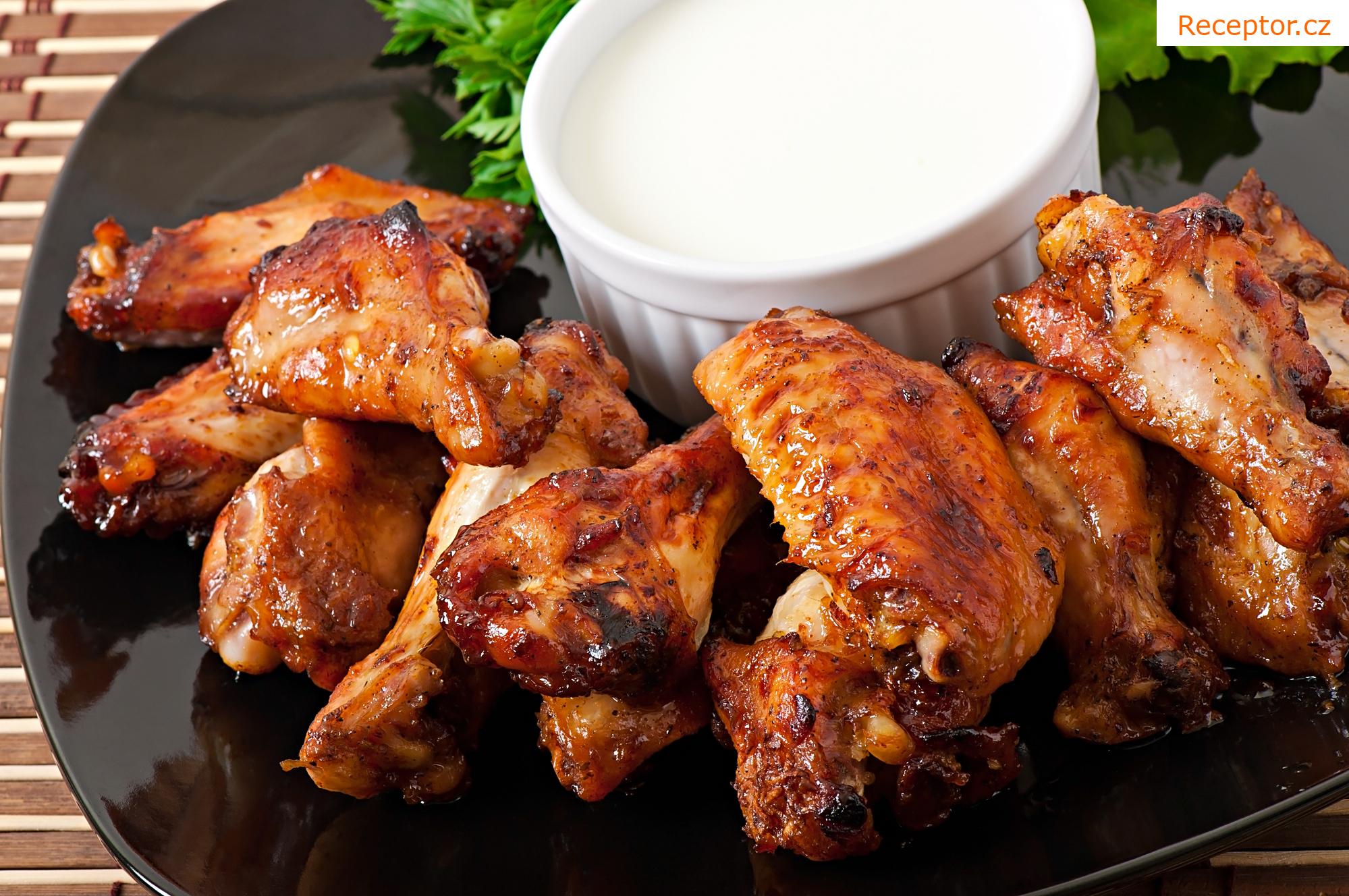 Pikantní kuřecí křidélka