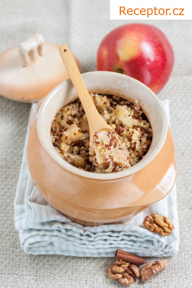 Quinoa kaše se strouhanými jablky - pro nejmenší