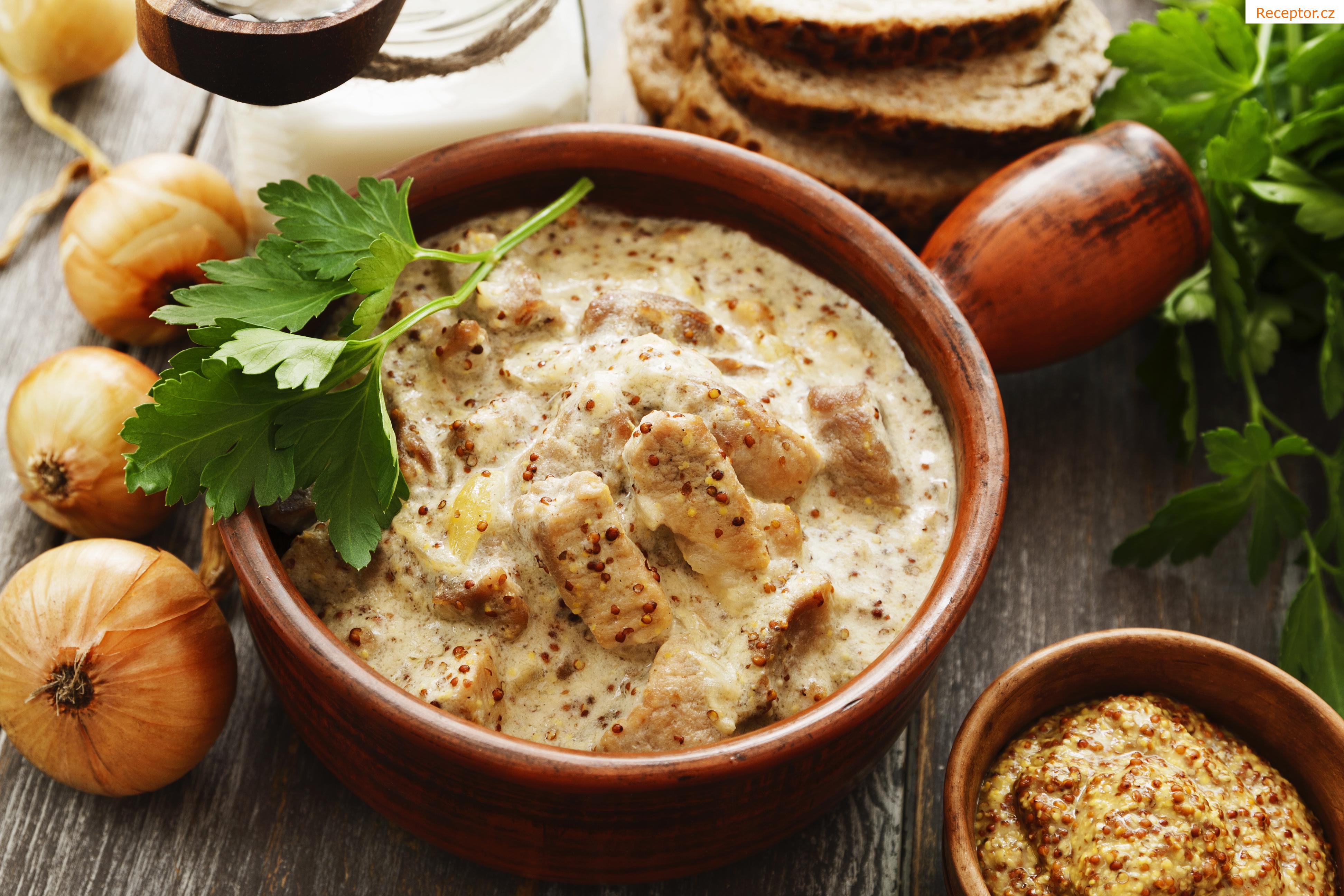 Španělské vepřové maso ve smetanové omáčce