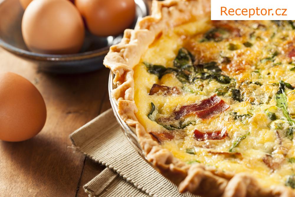 Sýrovo-slaninový quiche
