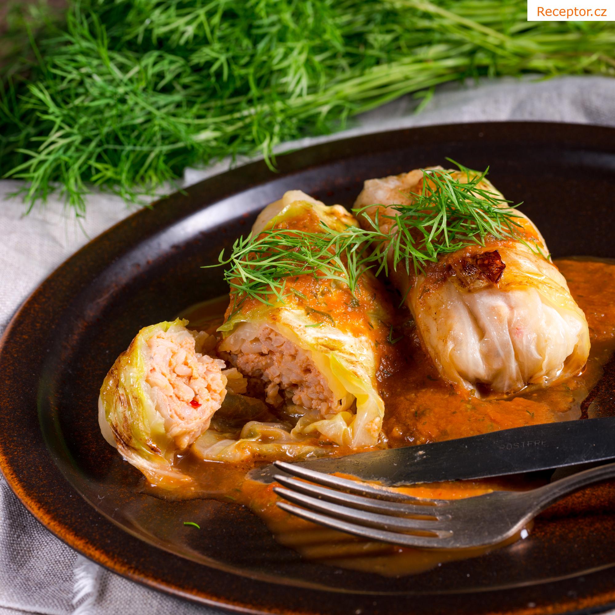 Zelné smažené závitky